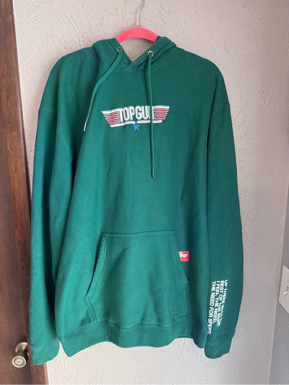 Shoe Palace TOP GUN COLLAGE PULLOVER HOODIE SWEATSHIRT Green 2XL
